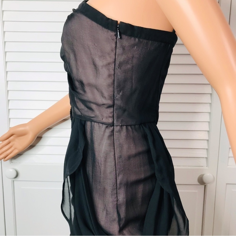 ⛔️SOLD⛔️New DIANE VON FURSTENBERG Black Dressette Silk Dress Size 6 - Picture 9 of 12